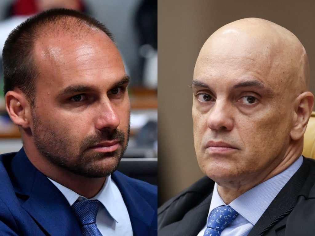 Moraes cita “grave ameaça” e vota por tornar Eduardo Bolsonaro réu por tentar coagir STF