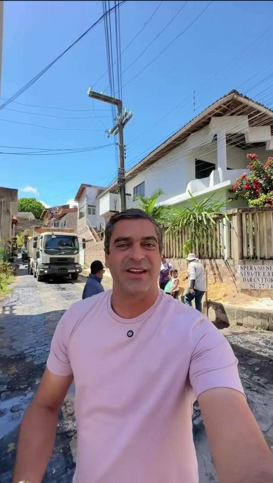 Prefeitura de Maragogi inicia obras de pavimentação no Conjunto Evangélico