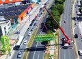 Trecho da Durval de Góes Monteiro será interditado neste sábado para avanço das obras da passarela do Canaã