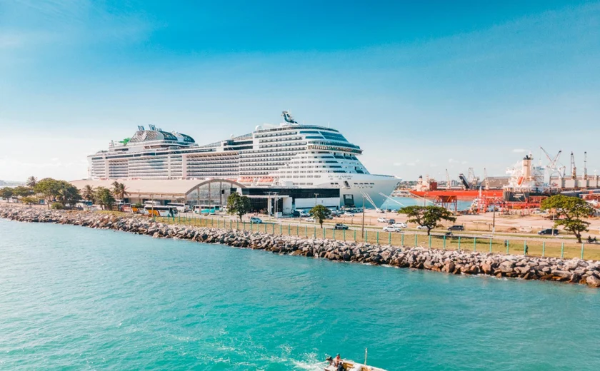Alagoas inicia temporada de cruzeiros 25/26 com previsão de injetar R$ 110 milhões na economia