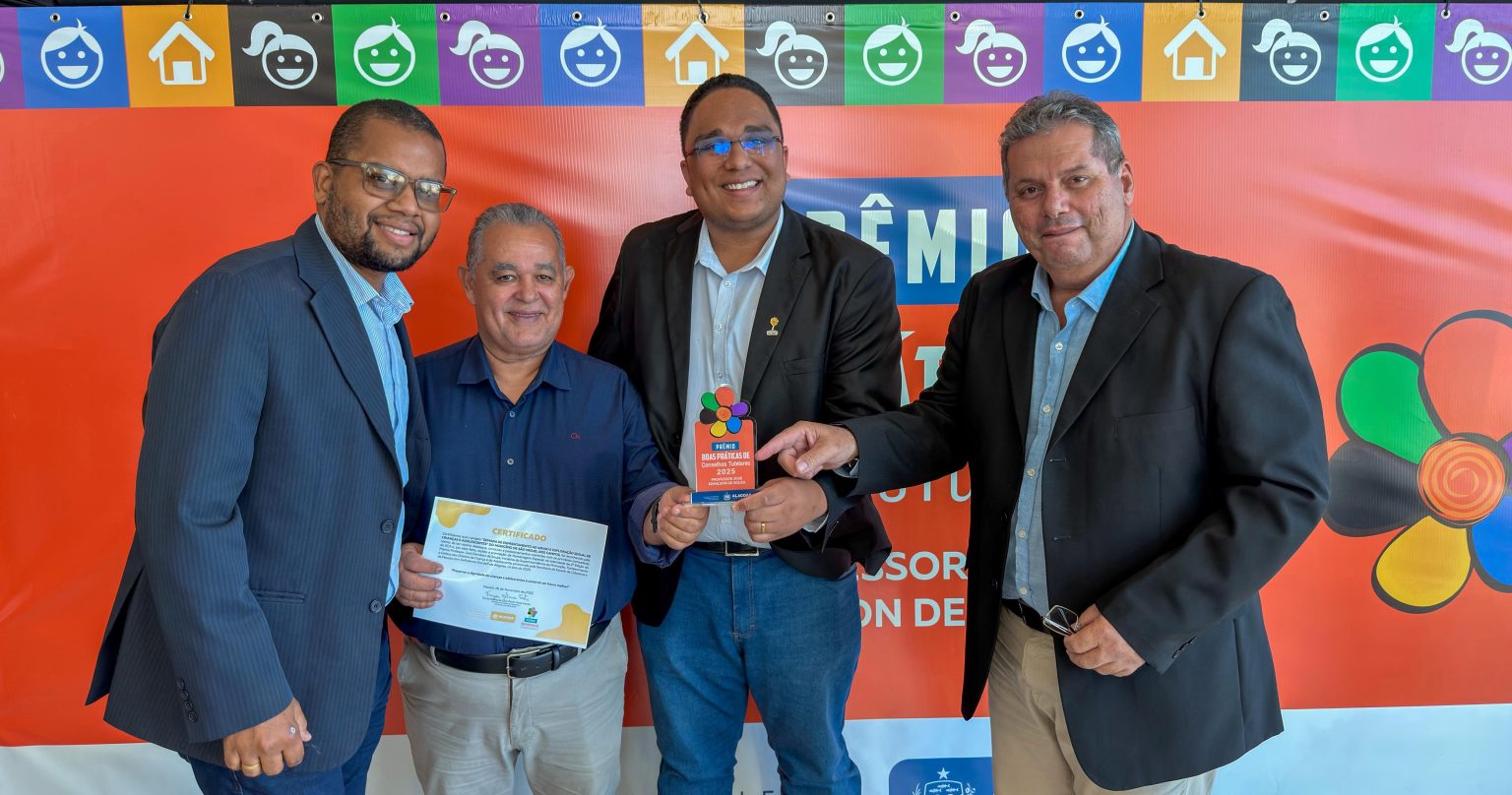 Entre 102 municípios, São Miguel dos Campos conquista 1º lugar no Prêmio de Boas Práticas dos Conselhos Tutelares