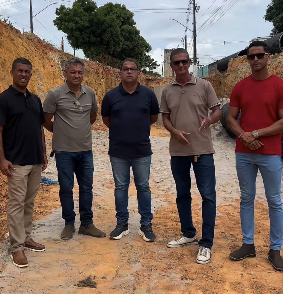 Prefeitura de Satuba retoma obra de drenagem na via principal dos Recantos