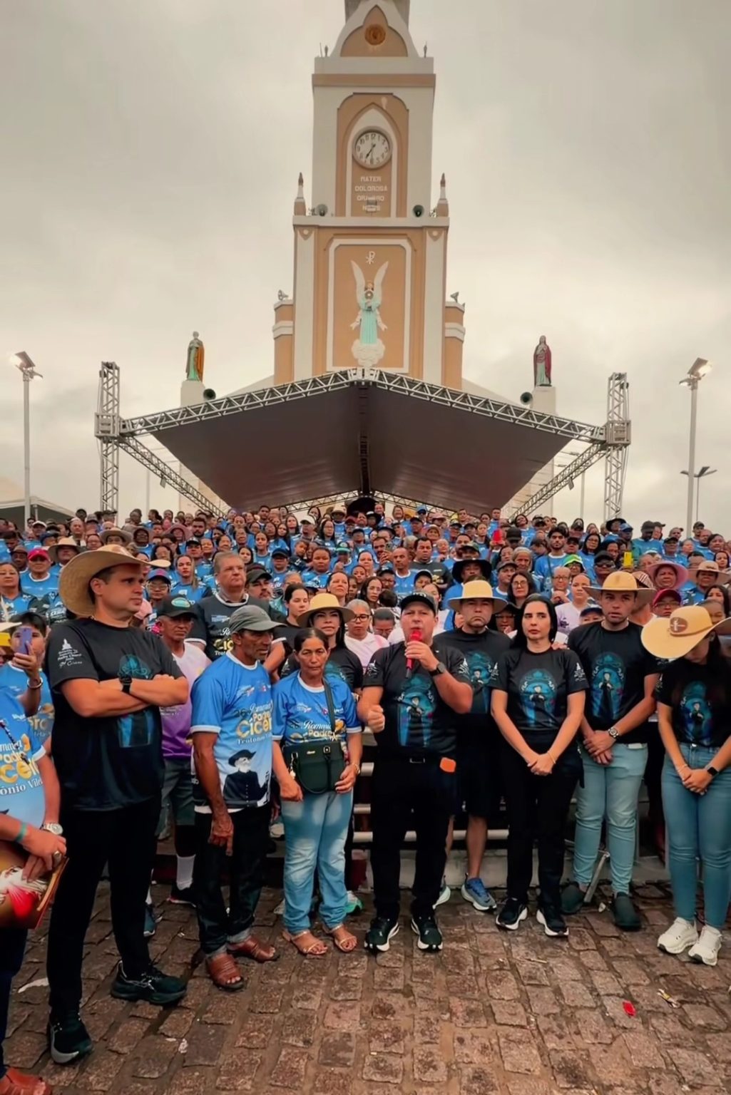 Prefeito Peu Pereira participa da 26ª Romaria de Teotônio Vilela em Juazeiro do Norte