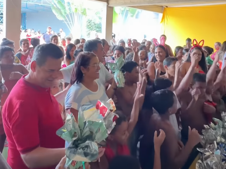 Prefeito Geo Cruz participa de dia de lazer com crianças em Ibateguara