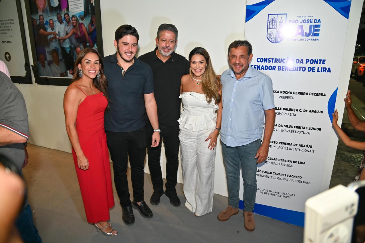São José da Laje inaugura ponte e reforça poder político regional