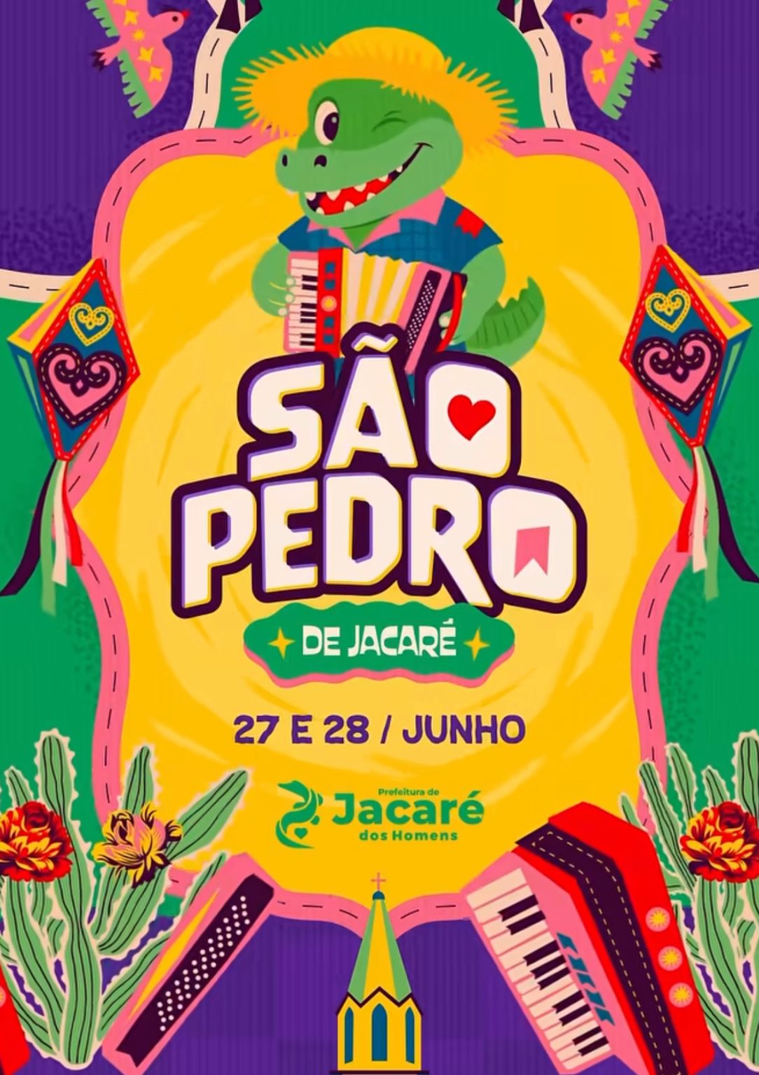 Prefeita Socorrinho Melo anuncia datas do São Pedro em Jacaré dos Homens