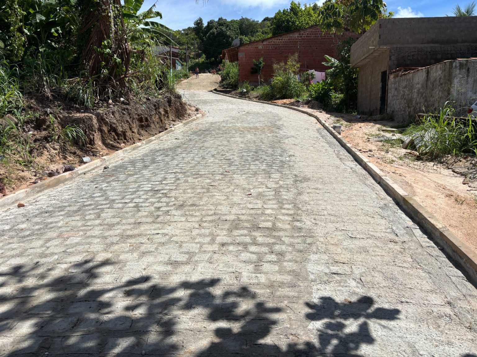 Porto de Pedras: Pavimentação avança em Tatuamunha e leva mais infraestrutura para a comunidade