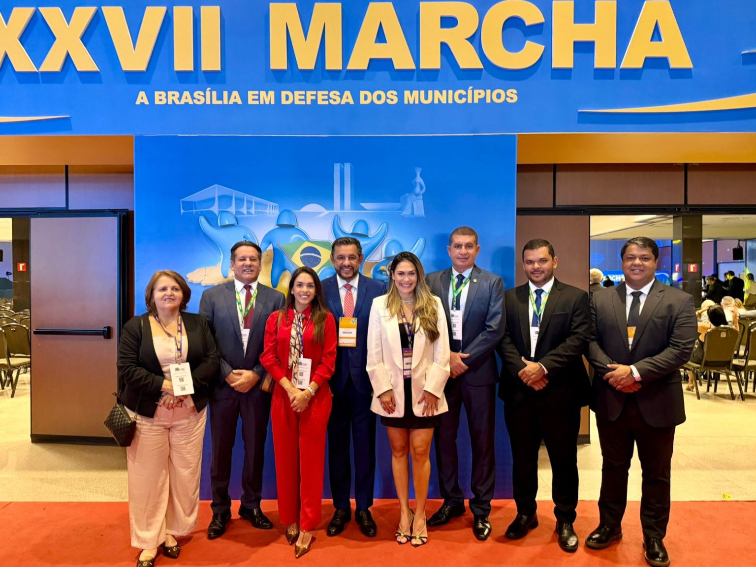 Neno da Laje participa da XXVII Marcha a Brasília em defesa dos municípios ao lado de Angela Vanessa, Ravena e Vereadores