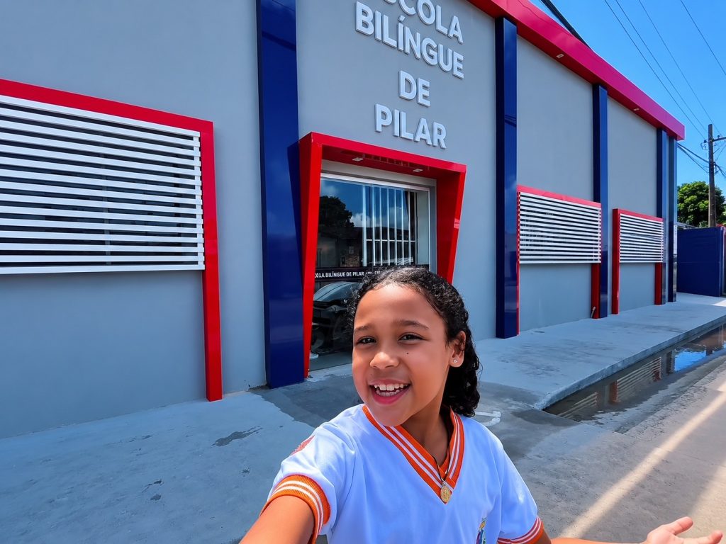 Aluna da Escola Bilíngue de Pilar viraliza nacionalmente e coloca educação pública do município em destaque