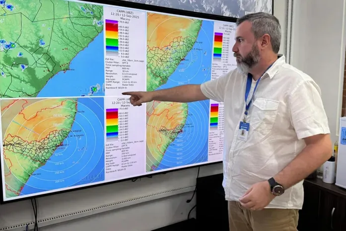 Semarh alerta para risco de transtornos com chuvas fortes em regiões de Alagoas