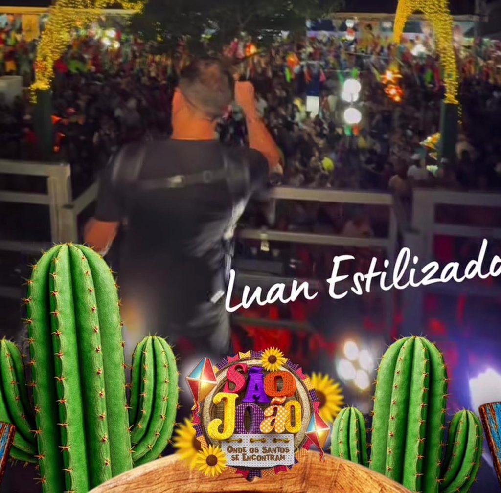 Luan Estilizado anima público durante Desfile das Carroças em São José da Tapera