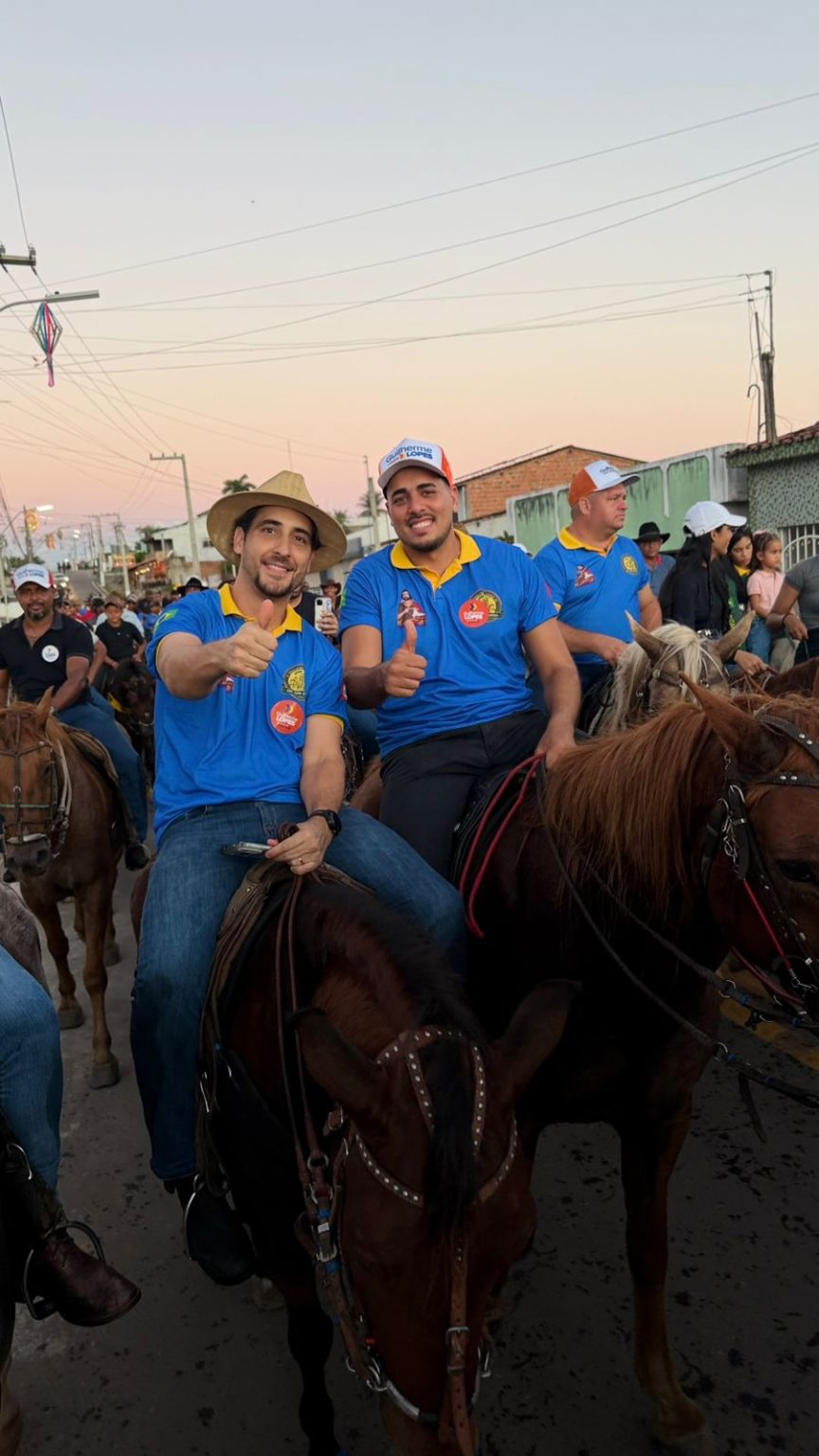 Na maior cavalgada de Igreja Nova, Geraldo Neto reafirma apoio a Guilherme Lopes para deputado estadual