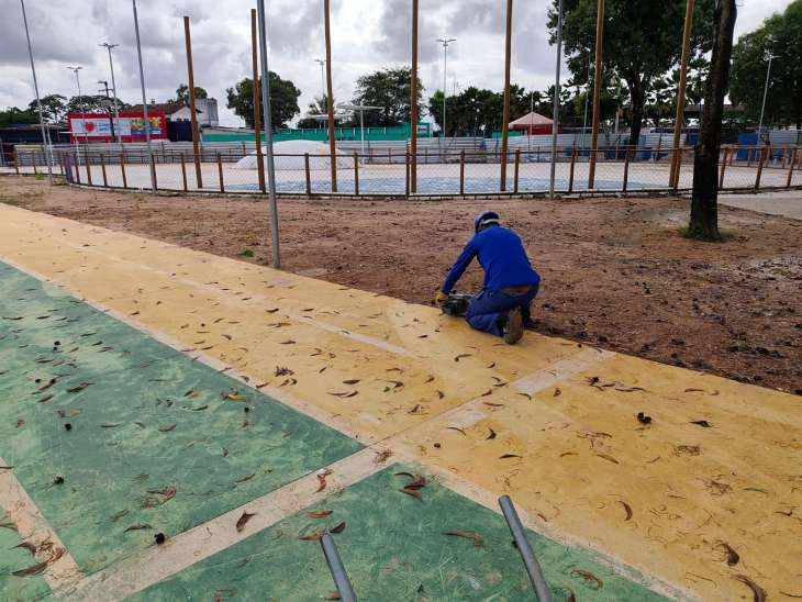 Prefeitura avança nas obras de nova área de lazer de 2,7 mil m² no Benedito Bentes