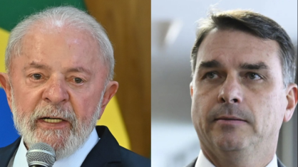 Pesquisa Futura/Apex aponta Lula com 48,1% e Flávio Bolsonaro com 42,9% em eventual segundo turno