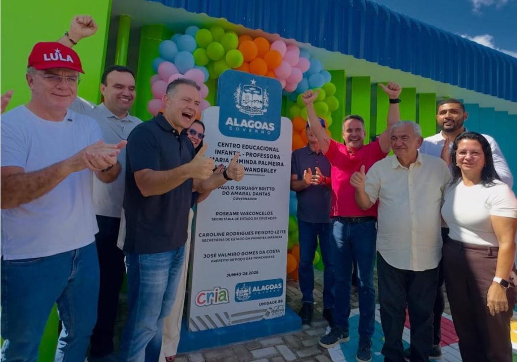 Prefeito Valmiro Costa inaugura Creche CRIA e destaca avanços na educação de Poço das Trincheiras