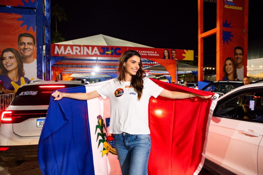 Marina JHC inicia pré-candidatura com grande adesivaço e apoio popular em Maceió