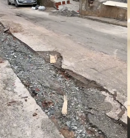Prefeito de Satuba critica obras da BRK e denuncia danos no asfalto da cidade