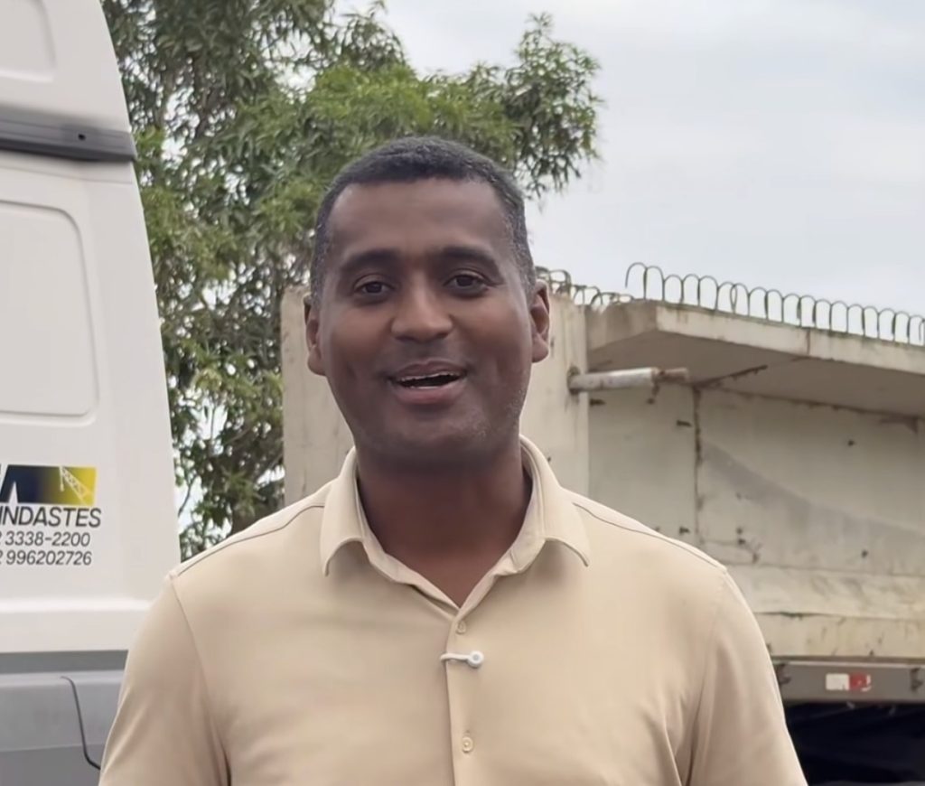 Prefeito acompanha avanço de ponte entre povoados de Igreja Nova
